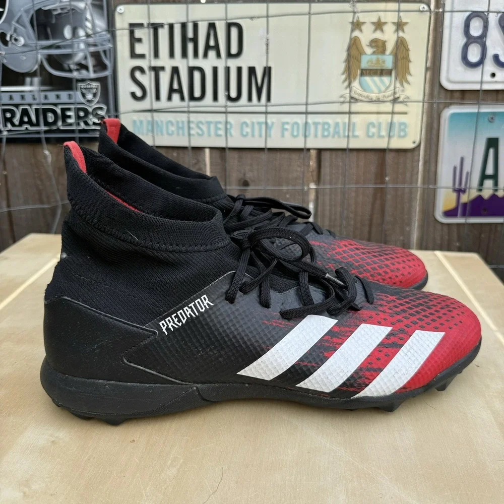 adidas 20.3 Tf Core Black/FTWR White/Active Red Football Shoes-SZ‎ 11 (EF2208)